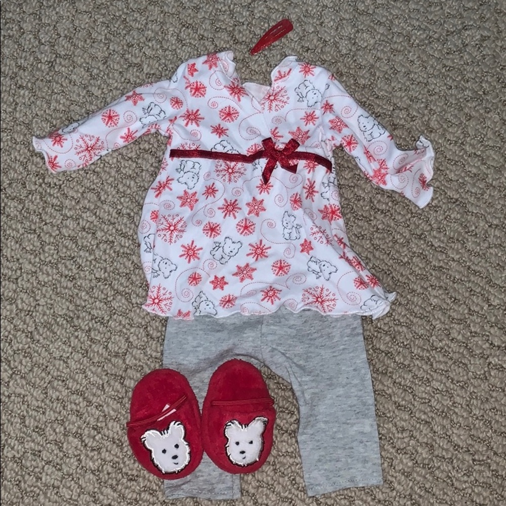 American Girl Doll Pajama Set